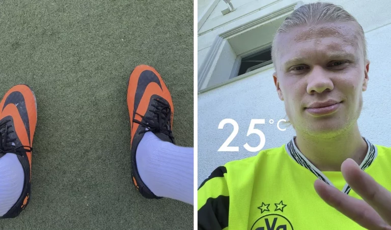 erling haaland trening