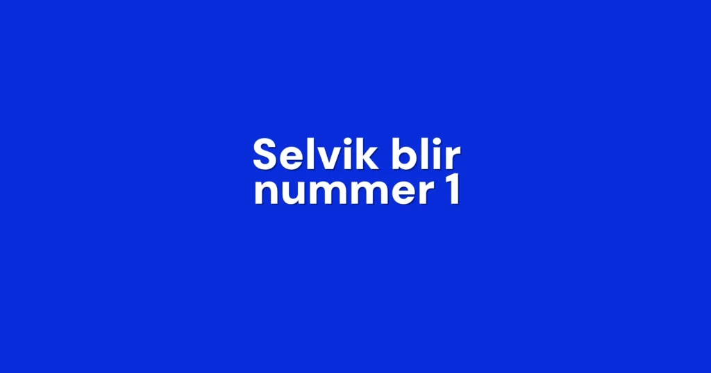 Selvik får draktnummer 1 – legger press på Nyland før VM-kvalik