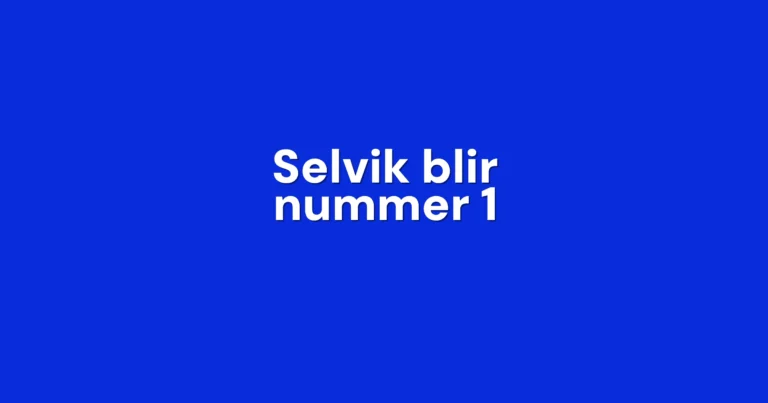 Selvik får draktnummer 1 – legger press på Nyland før VM-kvalik