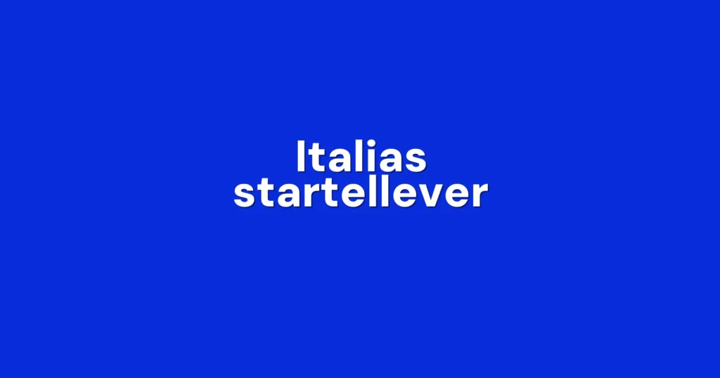 Slik stiller Italia – urutinert stopper starter