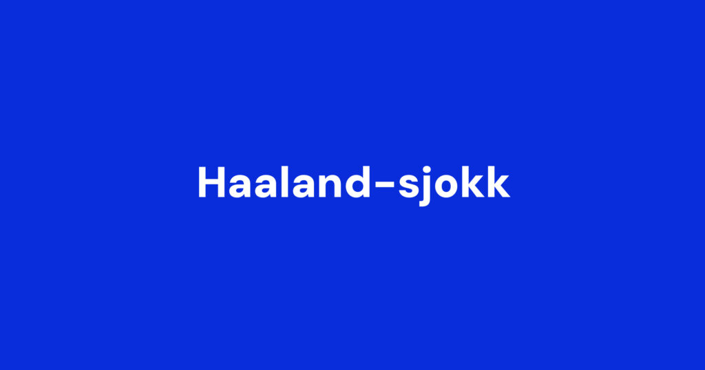 Haaland-tall forbauser: – Ikke normalt