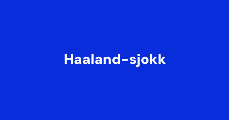 Haaland-tall forbauser: – Ikke normalt