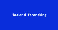 Erling Haaland bytter navn på drakten