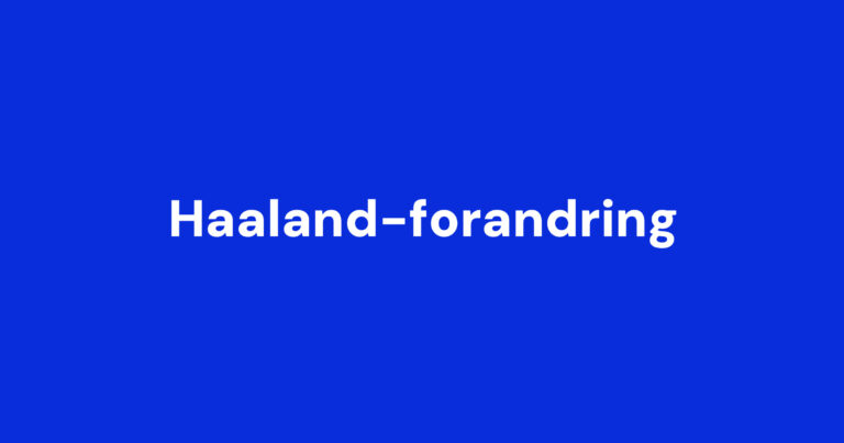 Erling Haaland bytter navn på drakten