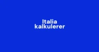 Italiensk presse med kriseregnskap
