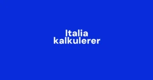 Italiensk presse med kriseregnskap