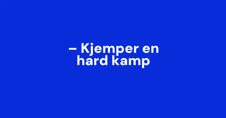 Solbakken med sterk Hareide-hyllest: – Han kjemper en hard kamp