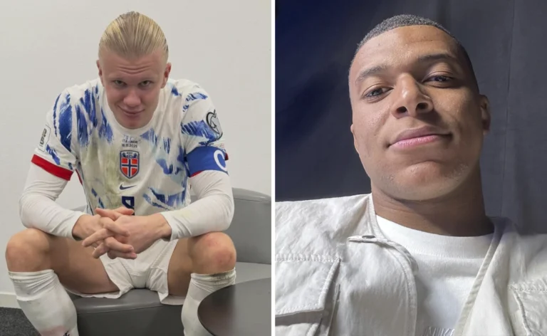 haaland og mbappe