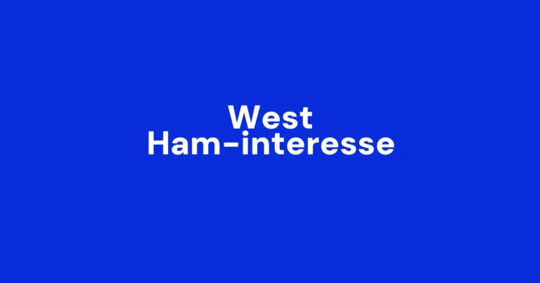 West Ham jakter Strand Larsen i januar