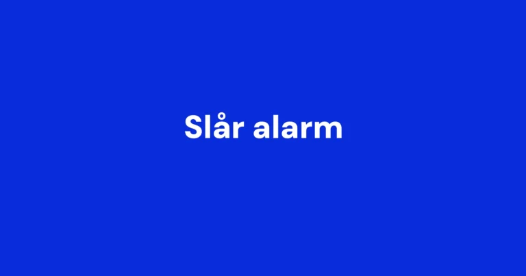 Freder Nyland – men slår alarm!