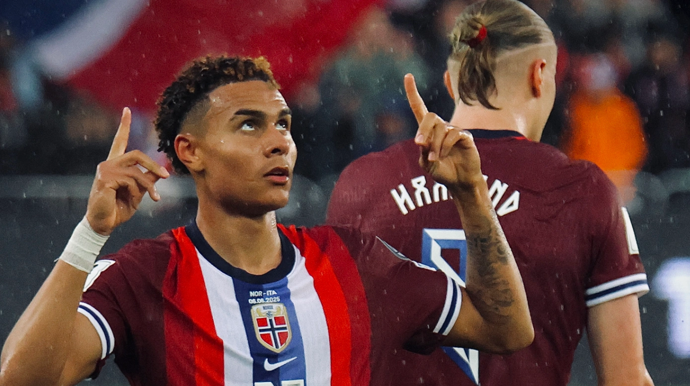 Bilde av Antonio Nusa mot Italia