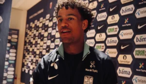 Bilde av Oscar Bobb etter Norge-Italia