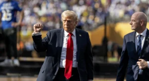 Donald Trump under Klubb-VM.