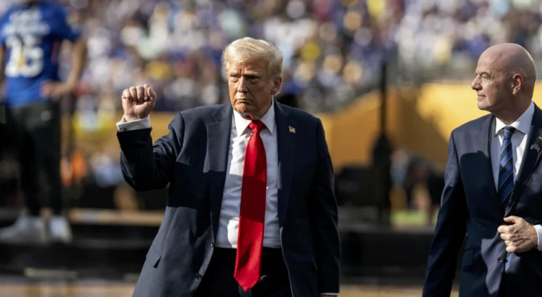 Donald Trump under Klubb-VM.