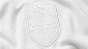 Bilde av Norges hvite VM-drakt