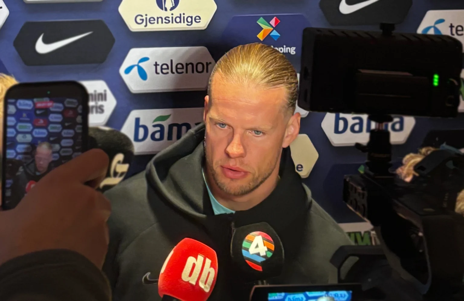 Ørjan Nyland i mixed zone